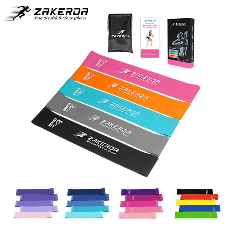 Latekso atsparumo juosta su kilpos forma, skirta fitnesui, jogai ir sėdmenų tonizavimui, namų treniruotėms ir reabilitacijai