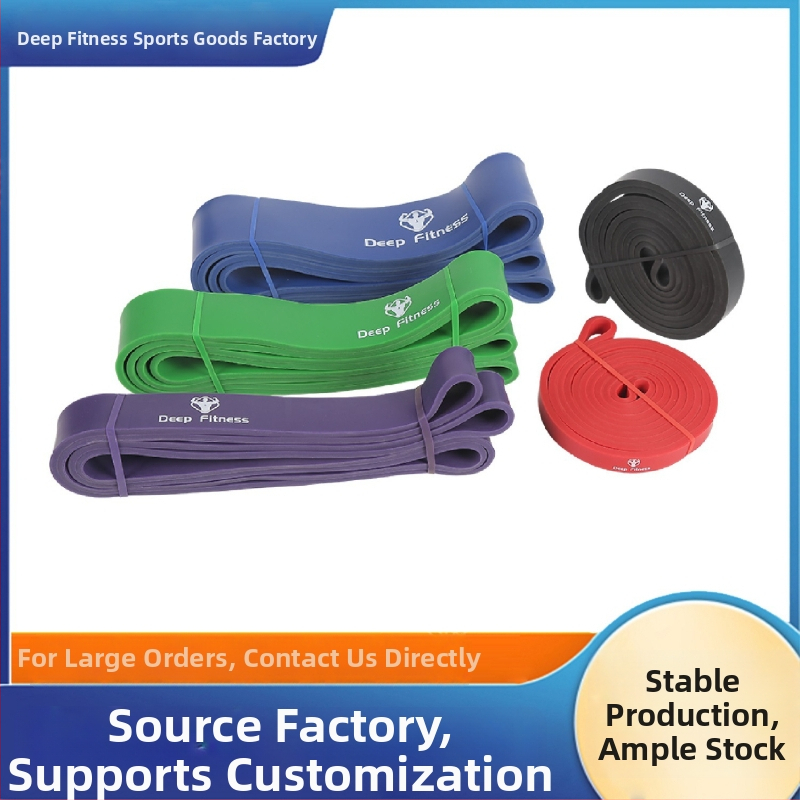 Latekso atsparumo juosta su traukimo žiedu treniruotėms