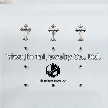 Овеци от титиева сплав F136 за пирсинг с гравиран текстов дизайн – унисекс, винтидж стил, серия Princess