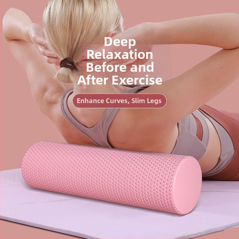 Joga kolonna ar cieta putu kodolu – iesācējiem, muguras masāžas rullis Pilates un fitnesam (Materiāls: PP; Zīmols: Other)
