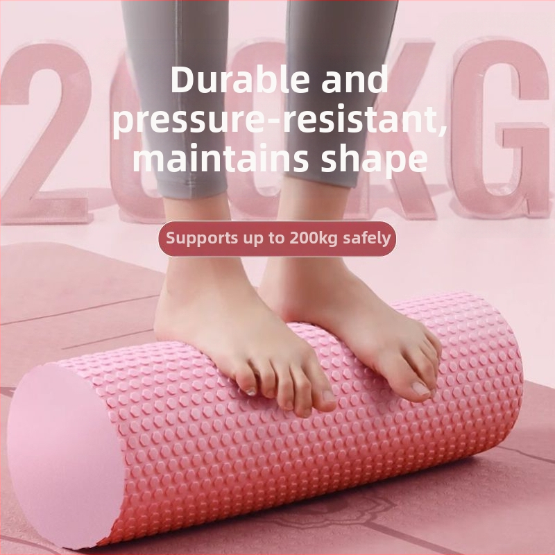 Joga kolonna ar cieta putu kodolu – iesācējiem, muguras masāžas rullis Pilates un fitnesam (Materiāls: PP; Zīmols: Other)