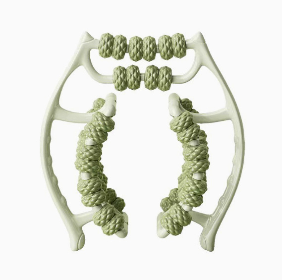 Roata pentru slăbire a picioarelor — clemă circulară pentru picior, ax din spumă, dispozitiv multifuncțional pentru relaxarea mușchilor picioarelor