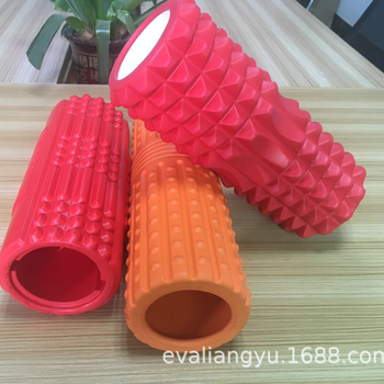 Coloană de yoga EVA goală, în formă de dinte de lup, bară de echilibru din spumă pentru Pilates și fitness