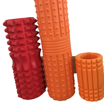 Coloană de yoga EVA goală, în formă de dinte de lup, bară de echilibru din spumă pentru Pilates și fitness