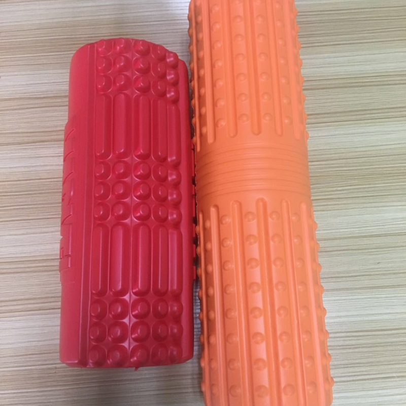 Coloană de yoga EVA goală, în formă de dinte de lup, bară de echilibru din spumă pentru Pilates și fitness