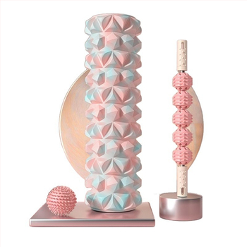 Putu masas veltņis masāžai – muskulu atslābināšanai un kāju masāžai, fitnesa un jogas iekārta; Materiāls: PP