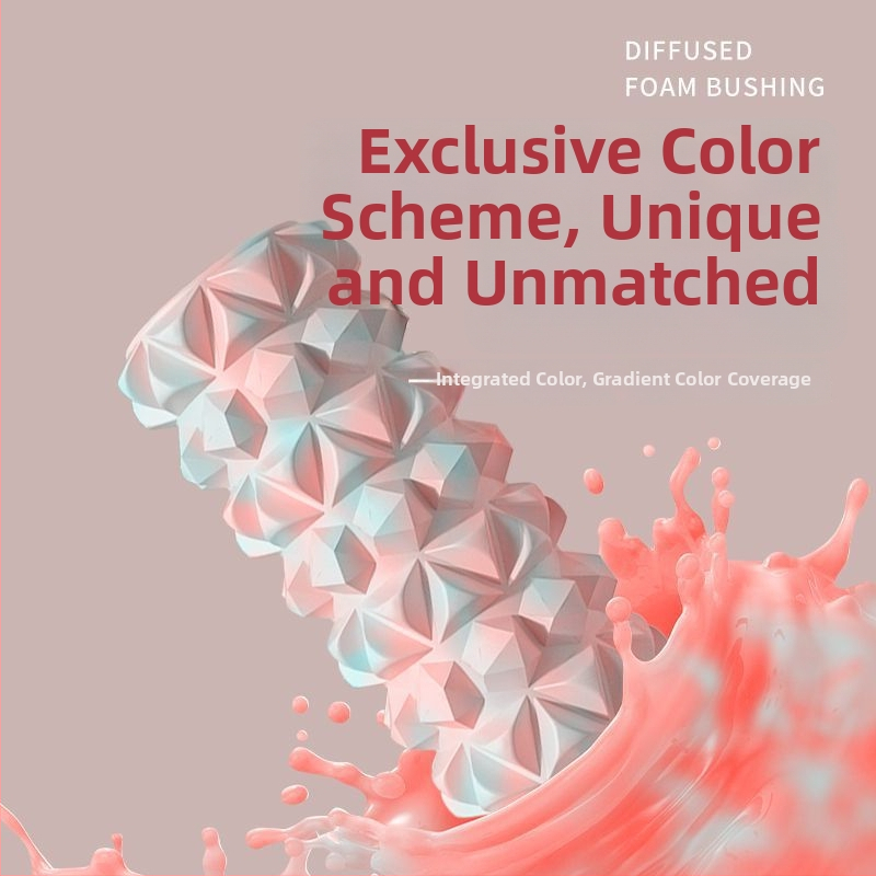 Putu masas veltņis masāžai – muskulu atslābināšanai un kāju masāžai, fitnesa un jogas iekārta; Materiāls: PP