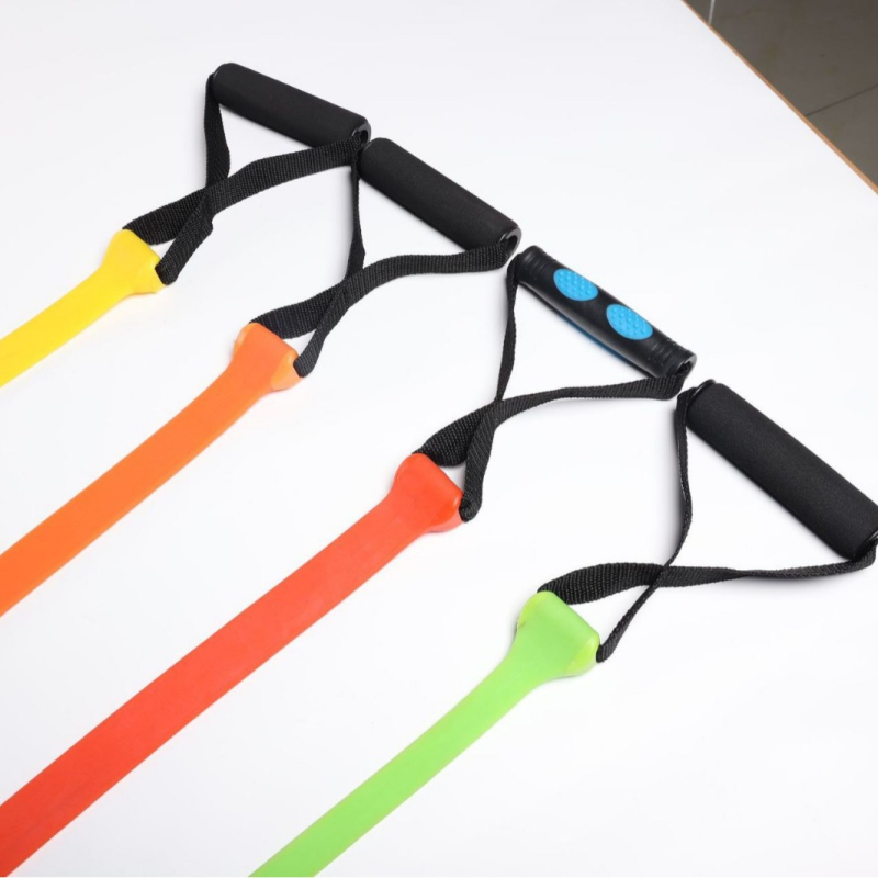 Jogo įtvirtinimo elastinė juosta su spyruokliniu įtempikliu, TPR medžiaga, skirta kūno formavimui ir nugaros treniruotėms, tinkama visoms amžiaus grupėms