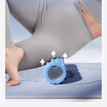 Putu rullis un masāžas rullis kāju muskuļu atslābināšanai, jogas aprīkojums; Materiāls: Silk flower; Zīmols: Other