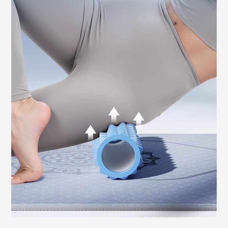 Putu rullis un masāžas rullis kāju muskuļu atslābināšanai, jogas aprīkojums; Materiāls: Silk flower; Zīmols: Other