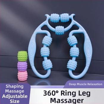 Deviņriteņu kāju masieris – apakšstilba rullis, putu rullis un adatu rullis muskuļu atslābināšanai; Svars: 245 g; Iepakojums: vienreizējais iepakojums; Izcelsme: Yiwu