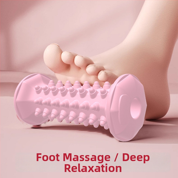 Колело за масаж на стъпала и йога валяк – Super billion, масажна пръчка/чук, за здравословен масаж и фитнес/красота, йога аксесоар