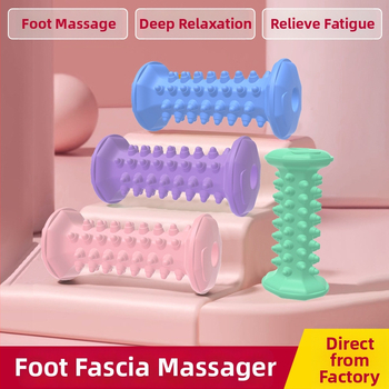 Колело за масаж на стъпала и йога валяк – Super billion, масажна пръчка/чук, за здравословен масаж и фитнес/красота, йога аксесоар