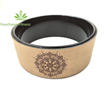 Youchang йога колело от корк за начинаещи – разтягане на гърба, масаж и пилатес ролер