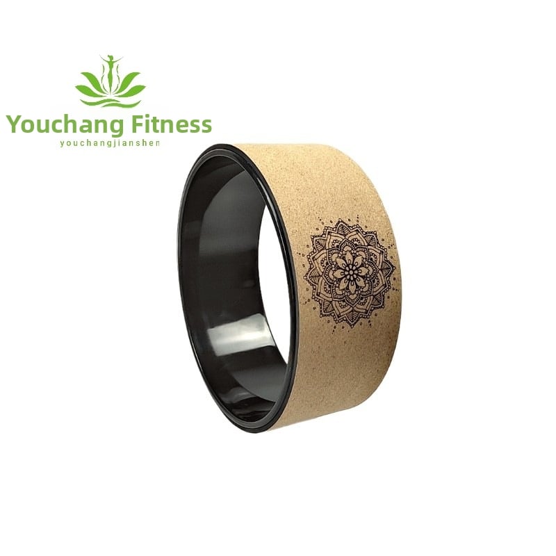 Youchang йога колело от корк за начинаещи – разтягане на гърба, масаж и пилатес ролер