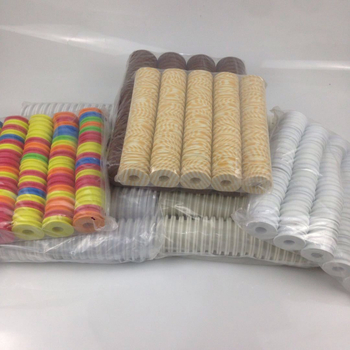 Foam fishing line spool with wood-grain winding coil; main reel; material: foam; origin: China