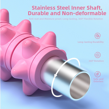 Масажна пръчка за прасци и гръб – меридиан фитнес ролер за йога и релаксация