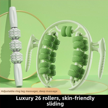 STKO масажор за крак с 26 колела, кръгъл дизайн – ролер за прасци, PP материал