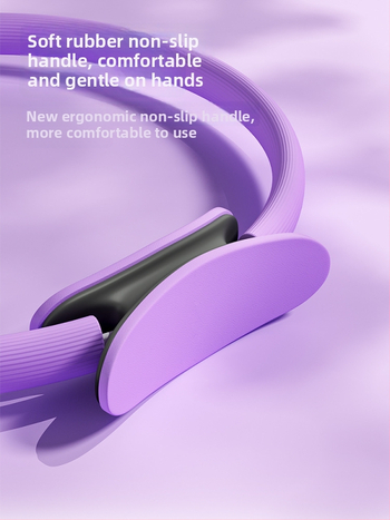 Pilates kör ívelt fogantyúval, üvegszálas+PP, magas rugalmasság