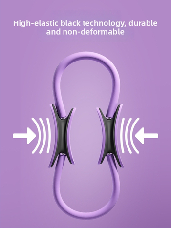 Pilates kör ívelt fogantyúval, üvegszálas+PP, magas rugalmasság