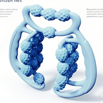 WORLDS ONE йога пръстен масажор със клип за крак и шипован масаж – масажор за прасци, многофункционален йога помощник, ABS