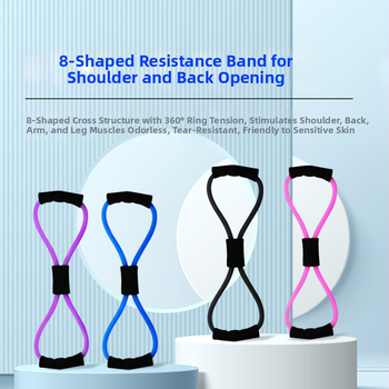 Комплект от шест йога пръстени за пилатес – съпротивителни пръстени за фитнес и оформяне на тялото