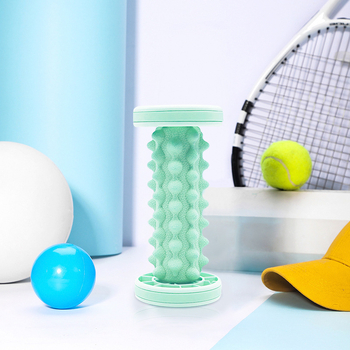 Колело за масаж на ръце и крака със шипове за релаксация на меридианите, мускулите и фасциите — йога пособие за фитнес