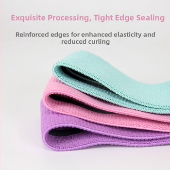 Резистентна лента за клякане с йога пръстен и тазобедрен пръстен – полиестер памук, Yi key, аксесоари за йога