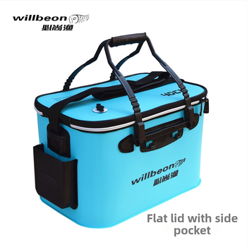 Skládací EVA kbelík na rybolov, vodotesná taška na morské rybárčenie, naplnenie návnady a inštalácia línie