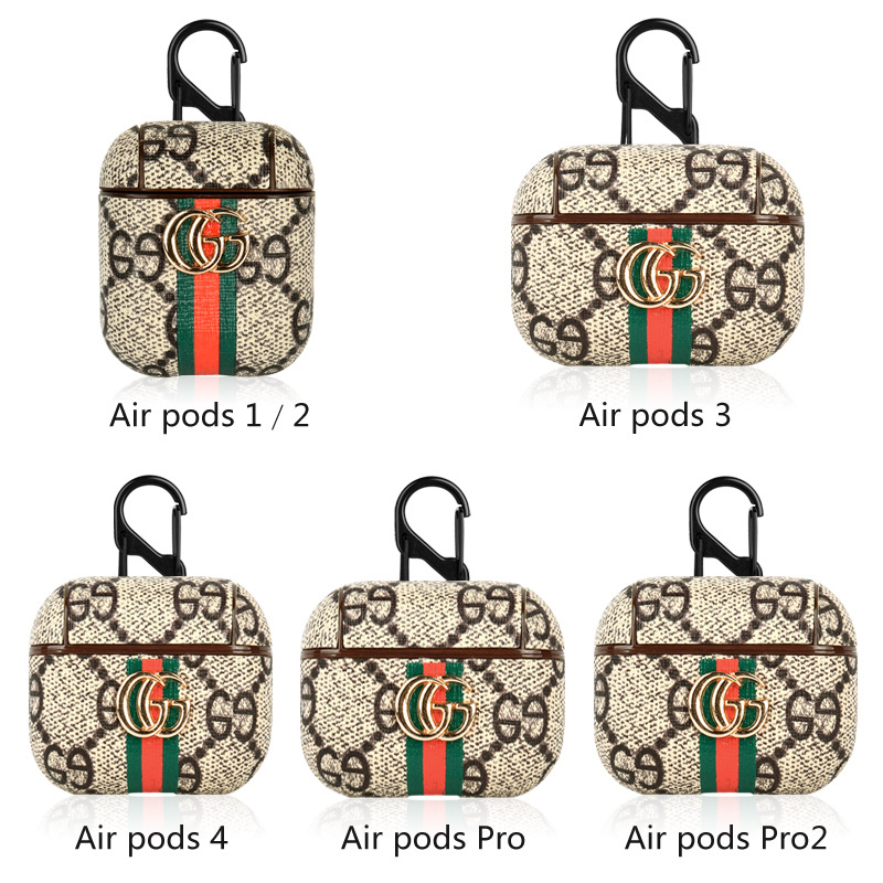 Zaštitna futrola za Apple AirPods, umjetna koža, tvrdi kućište, reljefni uzorak, cartoon dizajn, kompatibilno s Apple