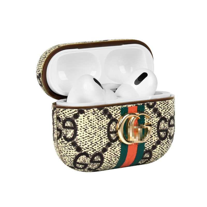 Zaštitna futrola za Apple AirPods, umjetna koža, tvrdi kućište, reljefni uzorak, cartoon dizajn, kompatibilno s Apple