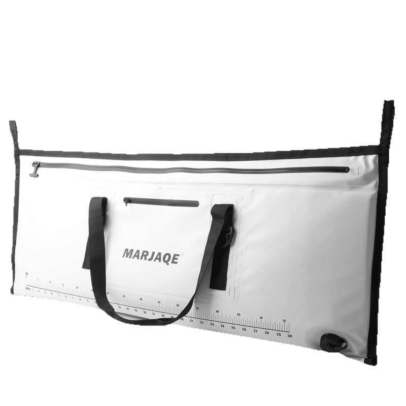 MARJAQE tengeri horgász táska szigetelt tárolást biztosít a halak frissességének megőrzéséhez, PVC, vízálló, légmentesen záródó cipzár