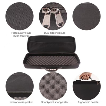 EVA чанта с твърд корпус за риболовни принадлежности – за пръчка, макари и аксесоари, преносима ръчна кутия за съхранение, не водоустойчива