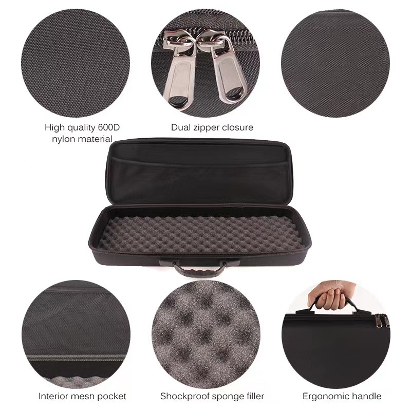 EVA чанта с твърд корпус за риболовни принадлежности – за пръчка, макари и аксесоари, преносима ръчна кутия за съхранение, не водоустойчива