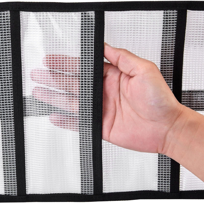 Сгъваема прозрачна чанта за примамки и риболовно оборудване – PVC материал, не е водонепропусклива, голям капацитет, преносима