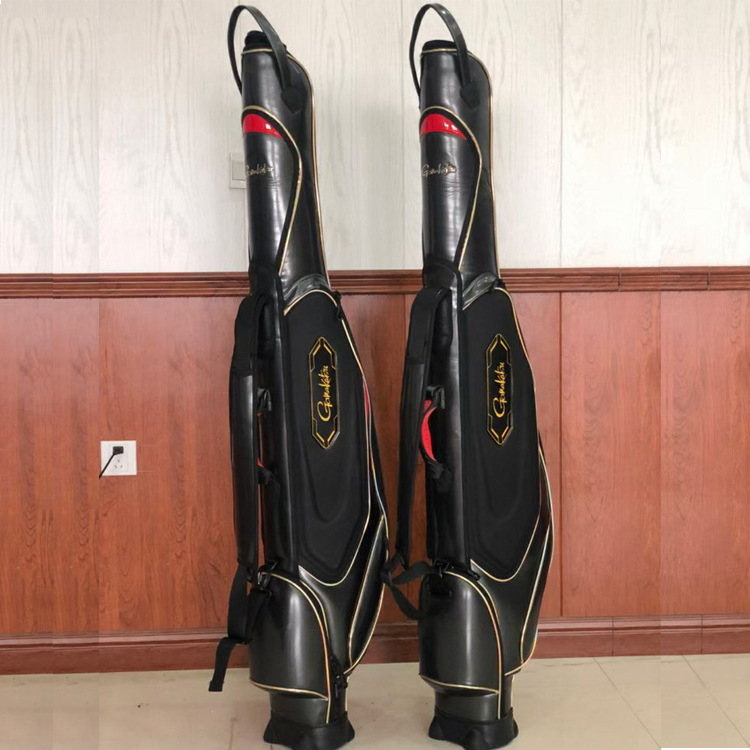 Чанта за морски риболов с твърд корпус, PVC, водоустойчива, множество джобове