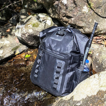 HKL риболовна раница за река с вграден отдел за пръчки, водоустойчива и издръжлива