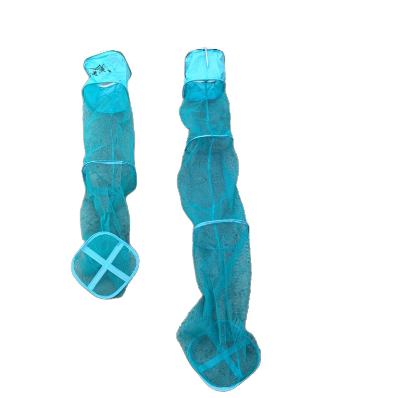 Алуминиево-сплавна риболовна мрежеста чанта, квадратен ръб, мрежа с малки отвори, защитен аксесоар