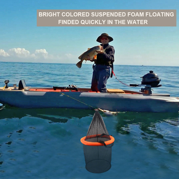 Grinfish нейлонова чанта-мрежа за защита на риба - удебелена, износоустойчива, преносима, с голям капацитет