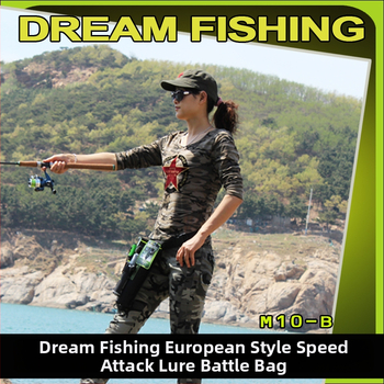 Dream fishing найлонова чанта за примамки, мултифункционална чанта за риболовно оборудване, водоустойчива