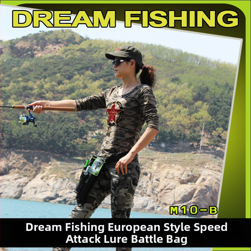 Dream fishing найлонова чанта за примамки, мултифункционална чанта за риболовно оборудване, водоустойчива