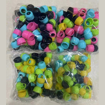 Vastagított szilikon horgászbot stopper, 100 db/csomag