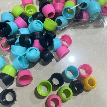 Vastagított szilikon horgászbot stopper, 100 db/csomag