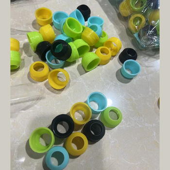 Vastagított szilikon horgászbot stopper, 100 db/csomag