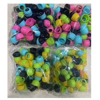 Vastagított szilikon horgászbot stopper, 100 db/csomag