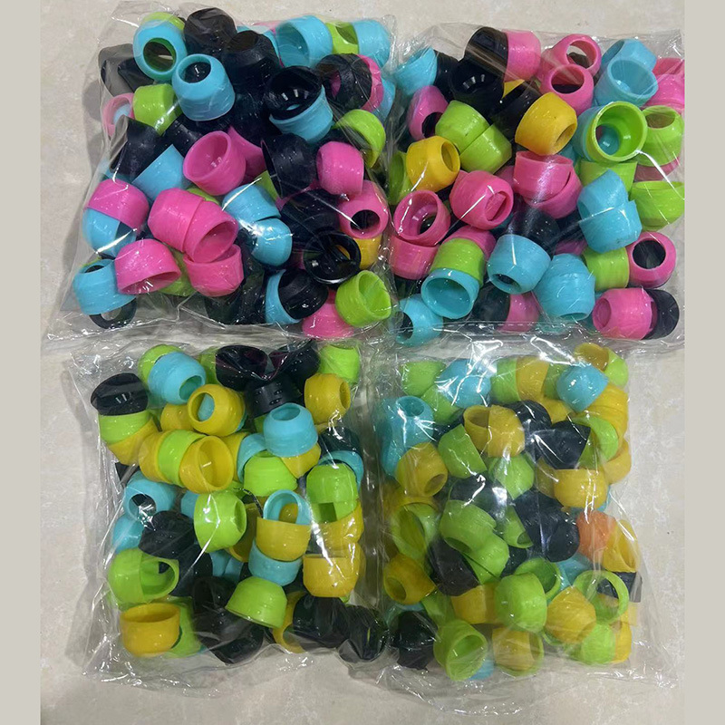 Vastagított szilikon horgászbot stopper, 100 db/csomag