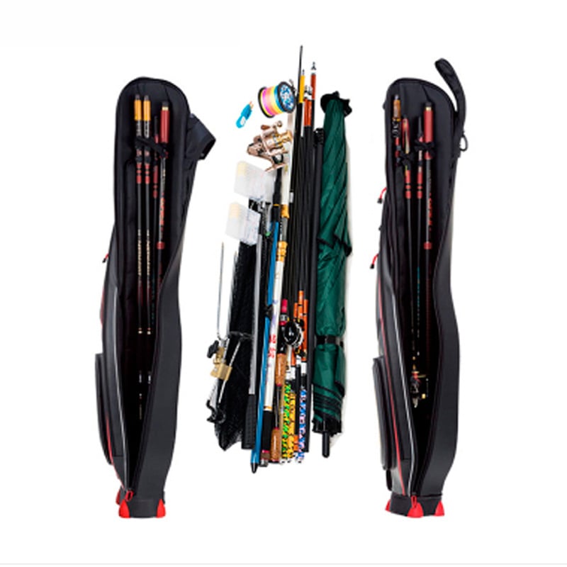 Torba za morski ribolov, čvrsta jednodjelna konstrukcija, PVC materijal, vodootporna, za mamce, najlon i štap