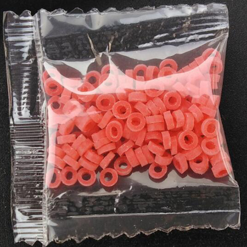 Комплект риболовни аксесоари: гумени ластици, гумен калъф и гумени пръстени в пакет; материал гума; лицензиран частен етикет