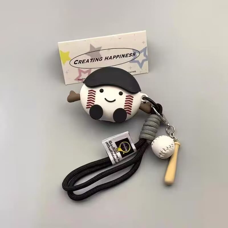 Θήκη προστασίας AirPods από σιλικόνη, Καρτούν στυλ, ανάγλυφη κατασκευή, Συμβατή με AirPods 1/2/3/4 γενιά και Pro 2