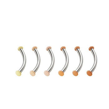 Бижута за пробиване на човешкото тяло, титаниева сплав, геометрична форма, полирана повърхност, чистота F136, персонализация, унисекс стил натурален